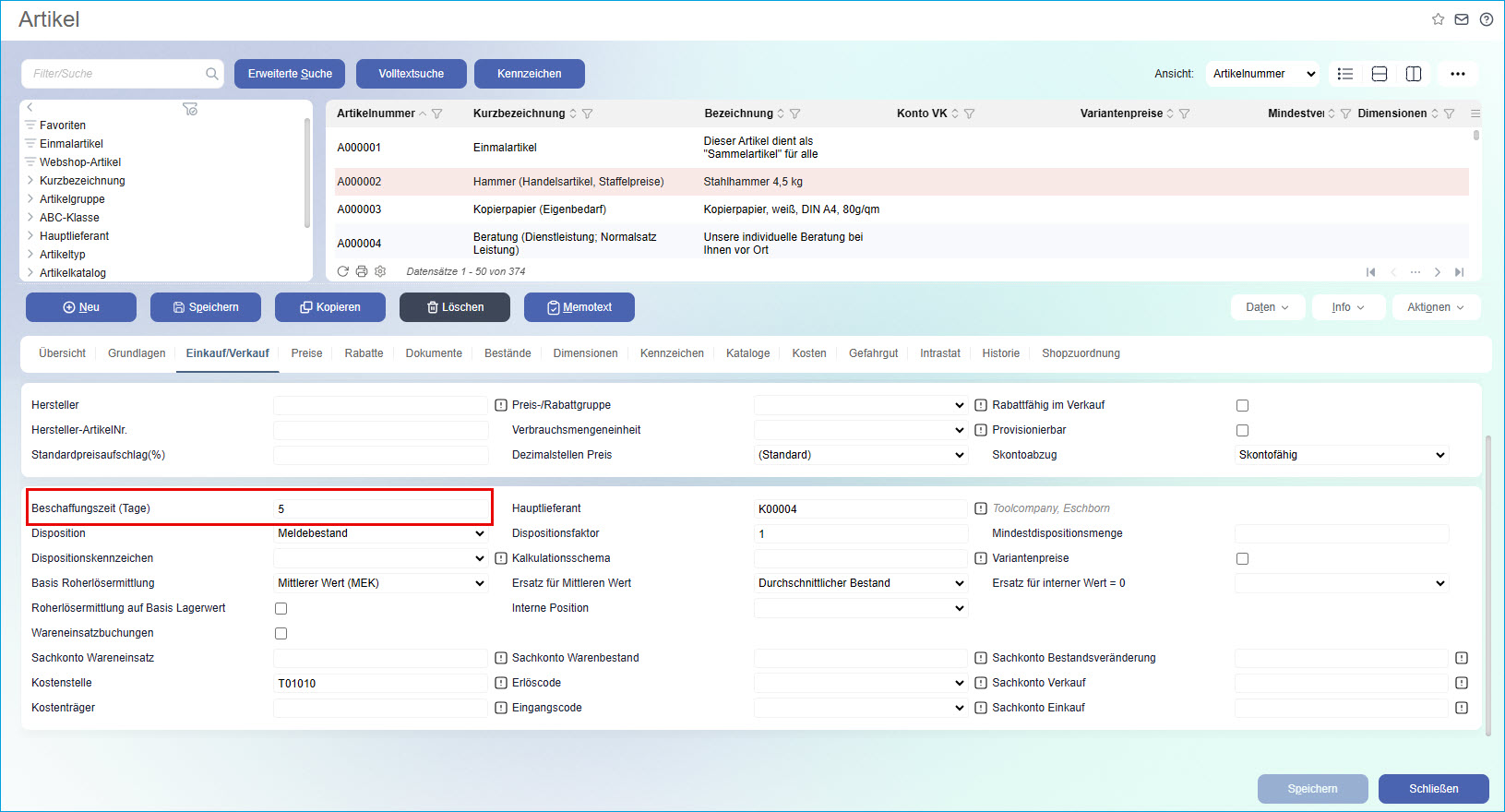 Register Einkauf 7