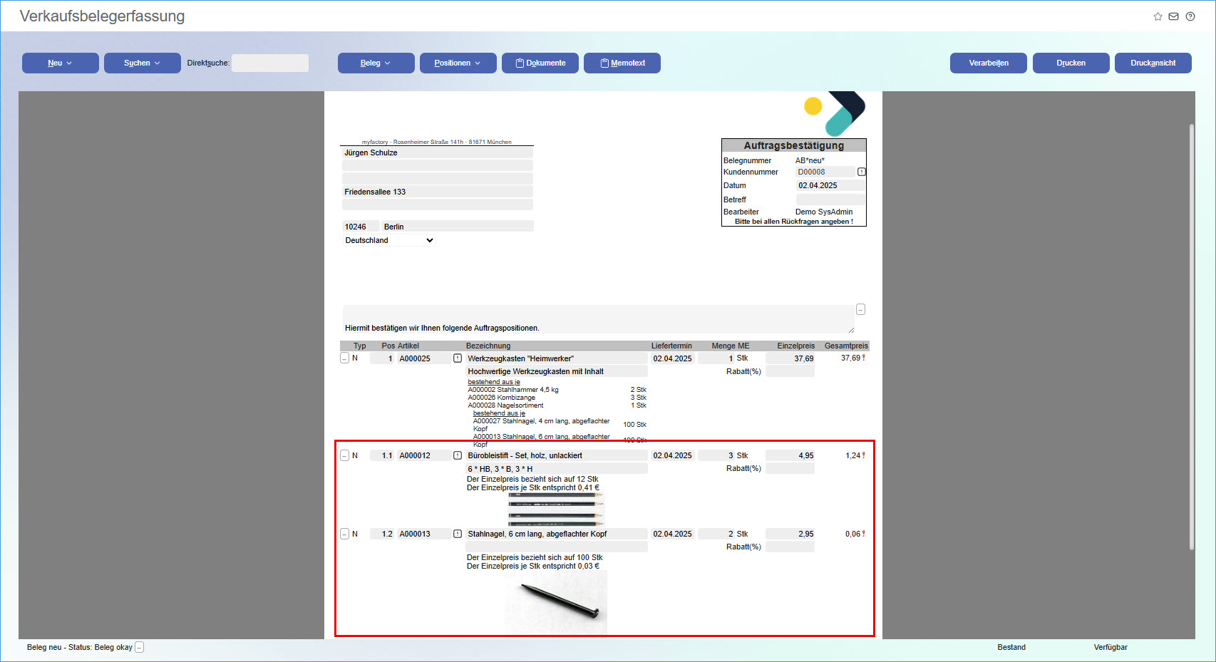 Register Verkauf 24