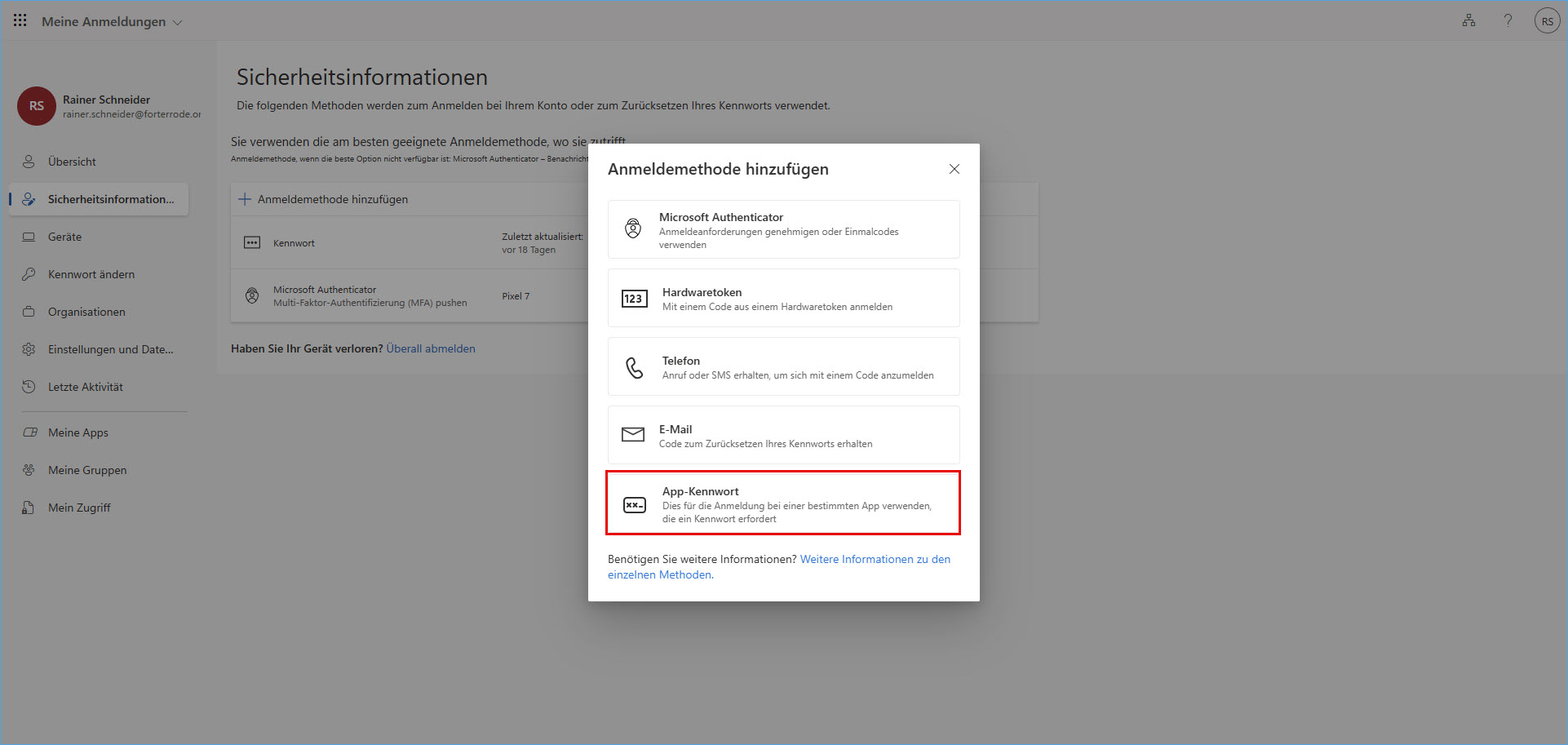 Meine Postfächer 71