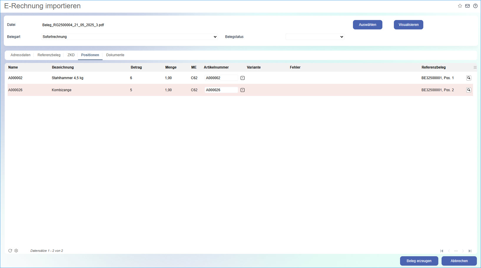 E-Invoicing: So gelingt der automatisierte Austausch elektronischer Rechnungen mit der Myfactory 12