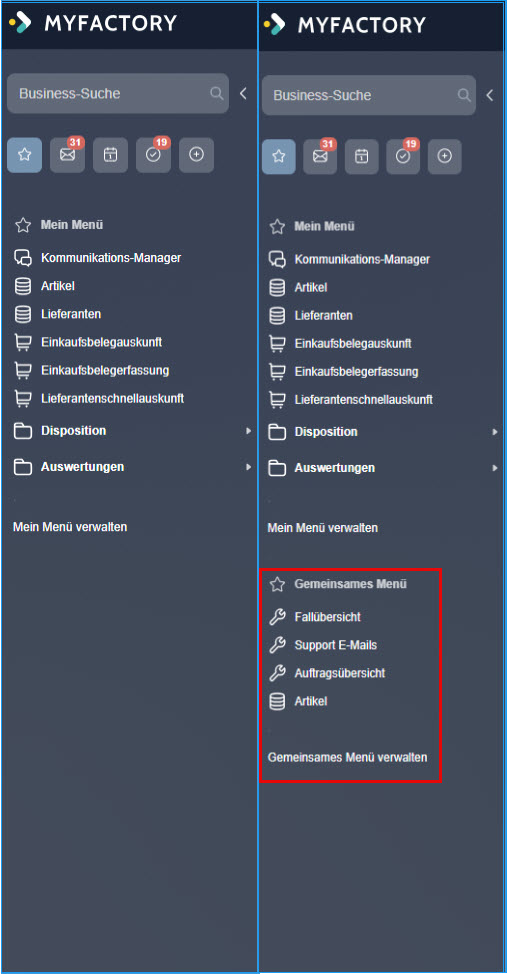 (Benutzer-)Einstellungen 6