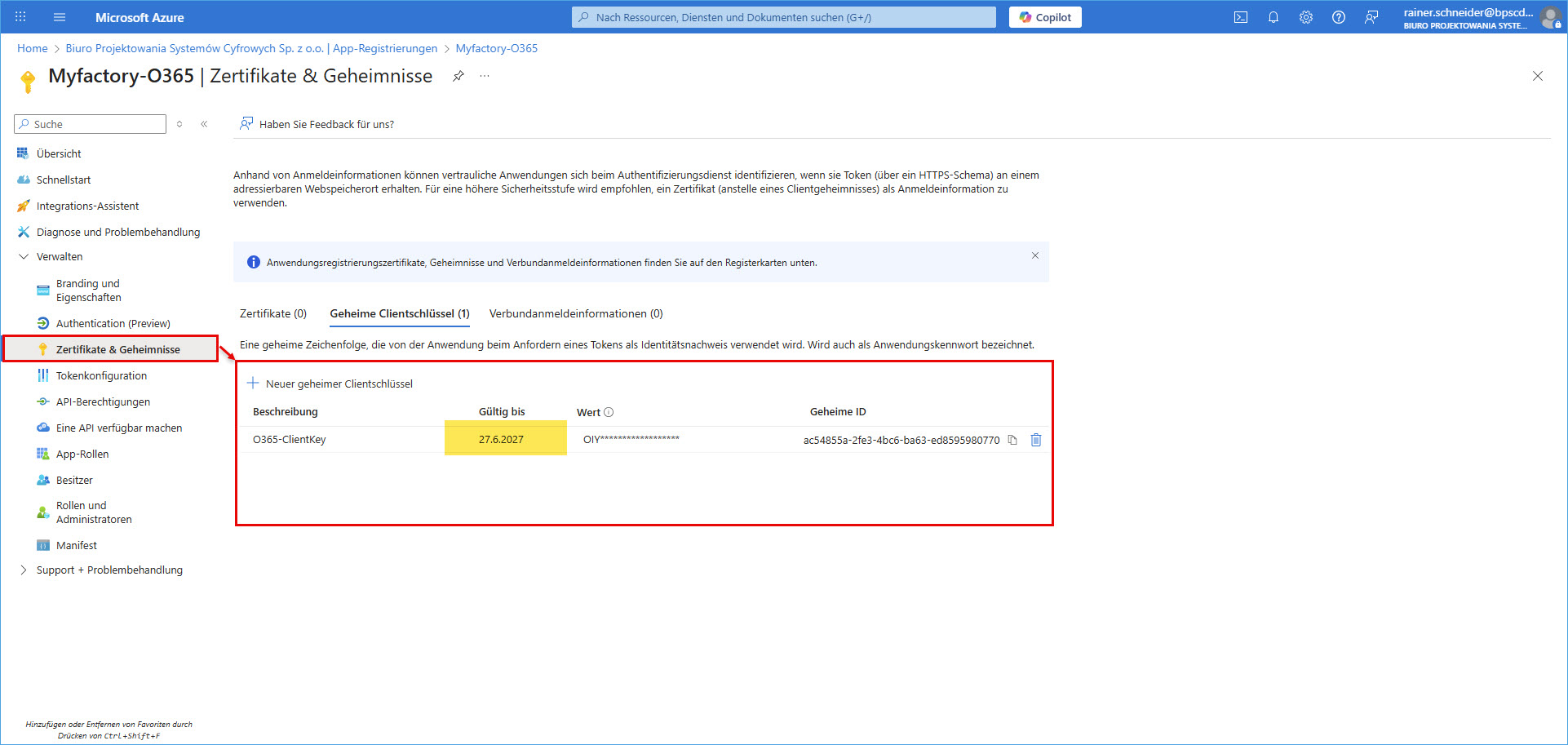 IMAP/SMTP/POP3 mit OAuth 2.0-Authentifizierung 11