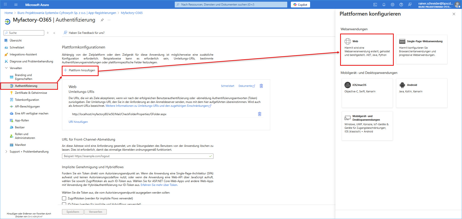 IMAP/SMTP/POP3 mit OAuth 2.0-Authentifizierung 6