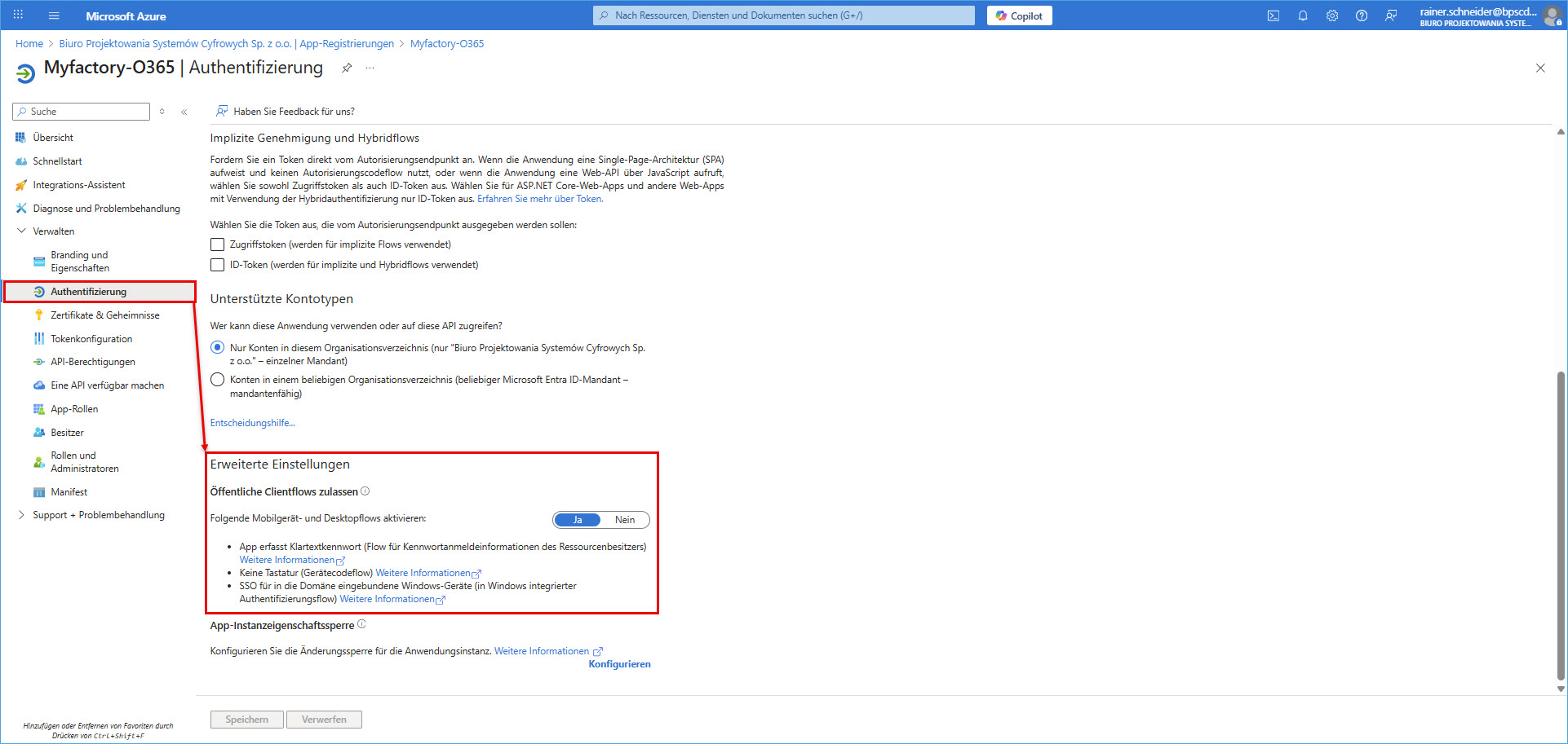 IMAP/SMTP/POP3 mit OAuth 2.0-Authentifizierung 12