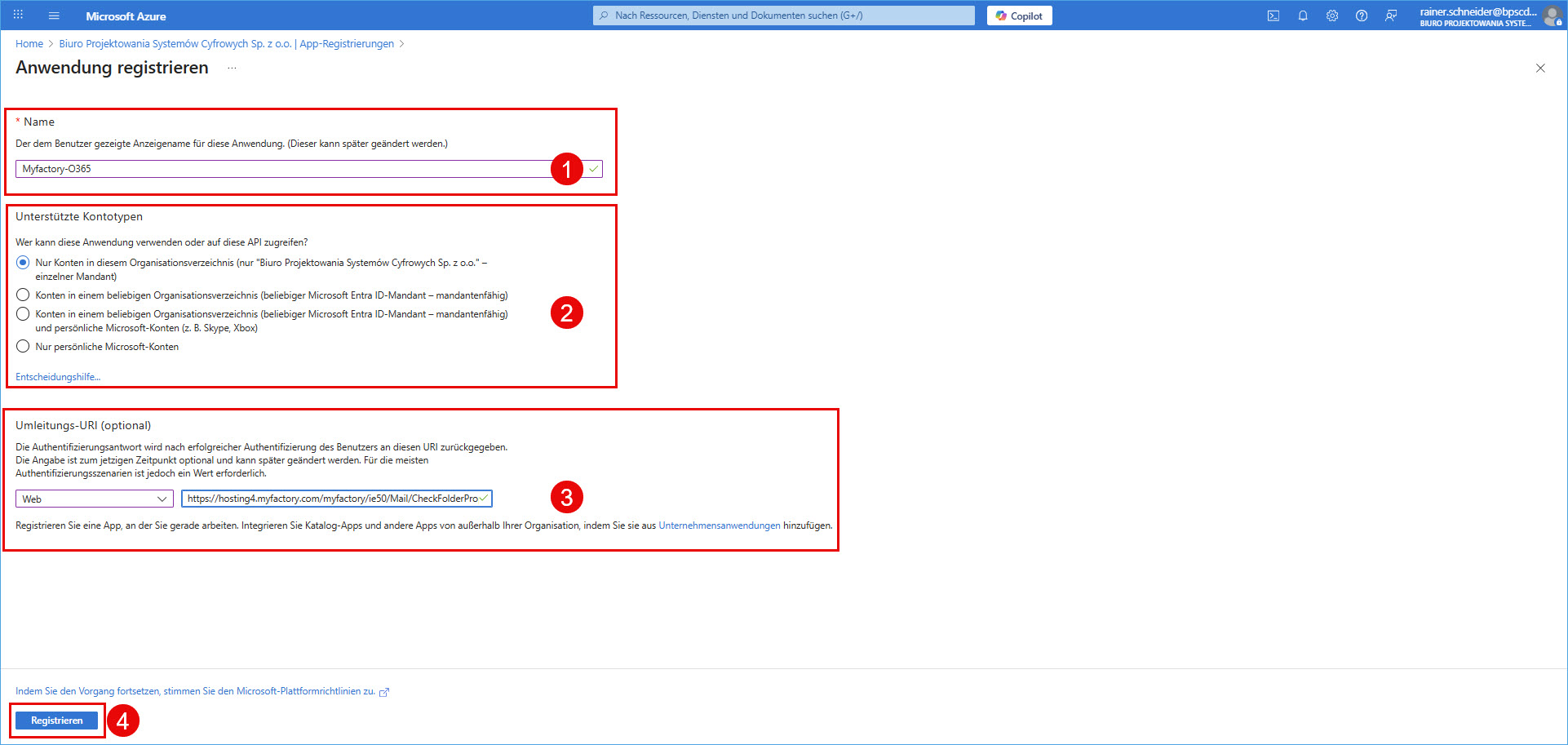 IMAP/SMTP/POP3 mit OAuth 2.0-Authentifizierung 5