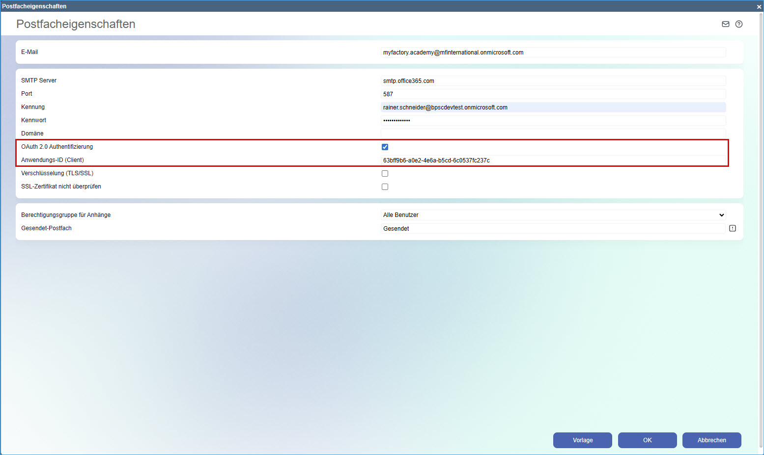 IMAP/SMTP/POP3 mit OAuth 2.0-Authentifizierung 49
