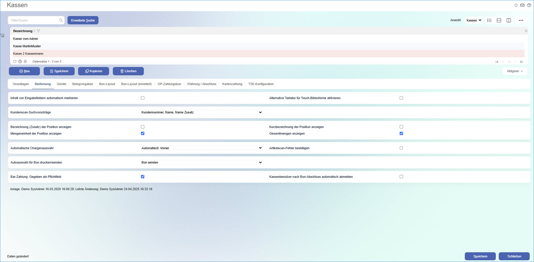 Myfactory.POS: Die Kasse konfigurieren 13