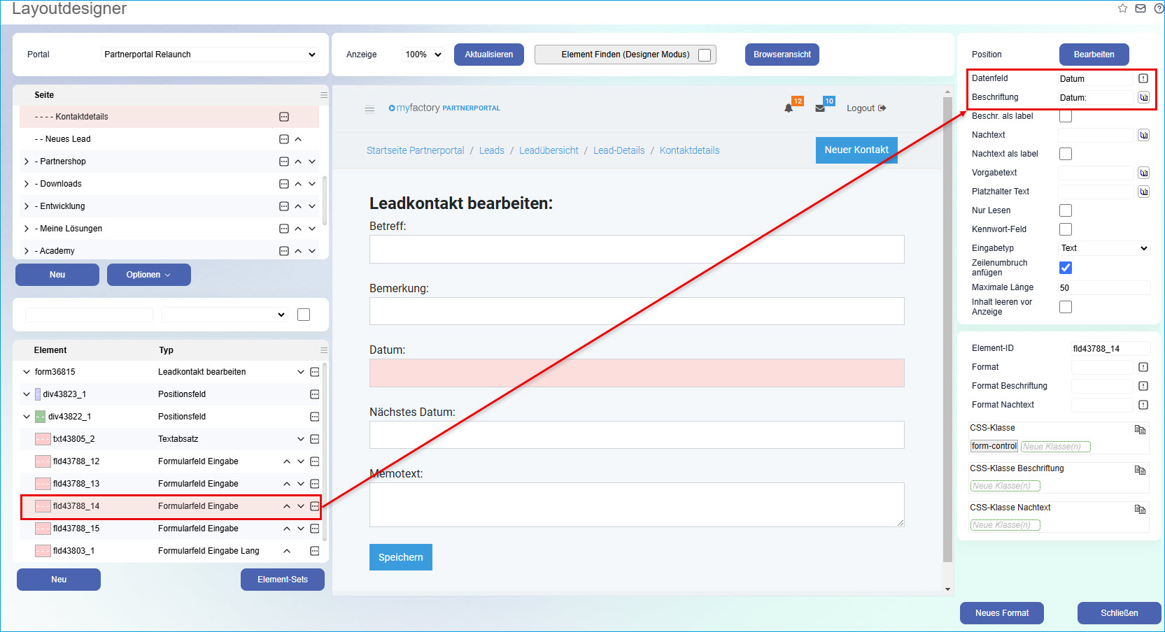 Leadkontakt anlegen / bearbeiten 7