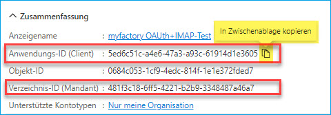 IMAP/SMTP/POP3 mit OAuth 2.0-Authentifizierung 9