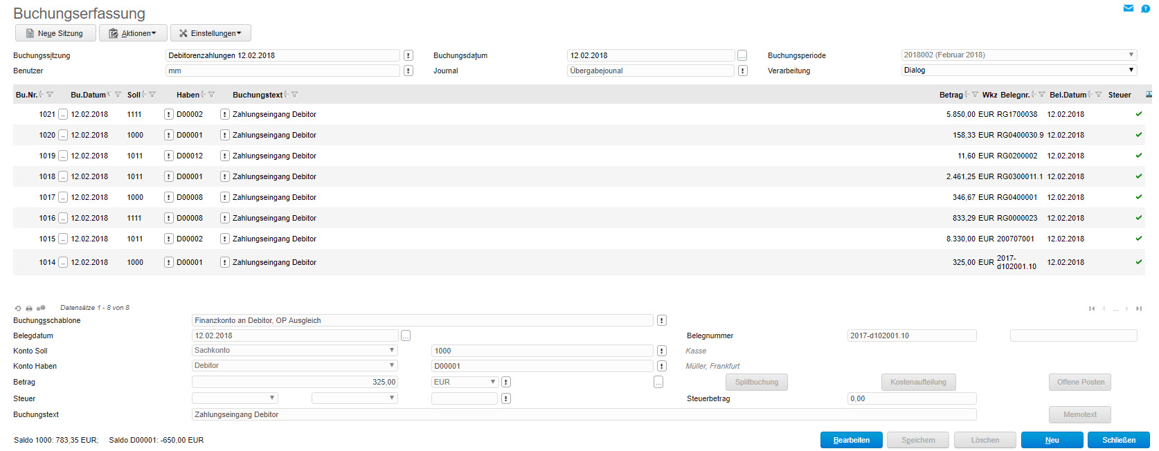 myfactory.POS: Die Kasse nutzen 73