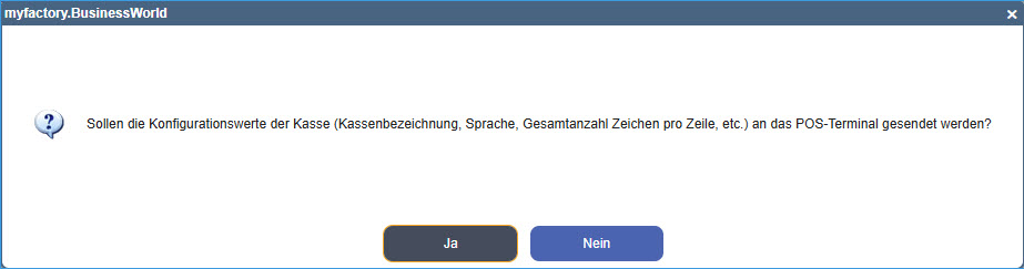 Myfactory.POS: Die Kasse konfigurieren 37