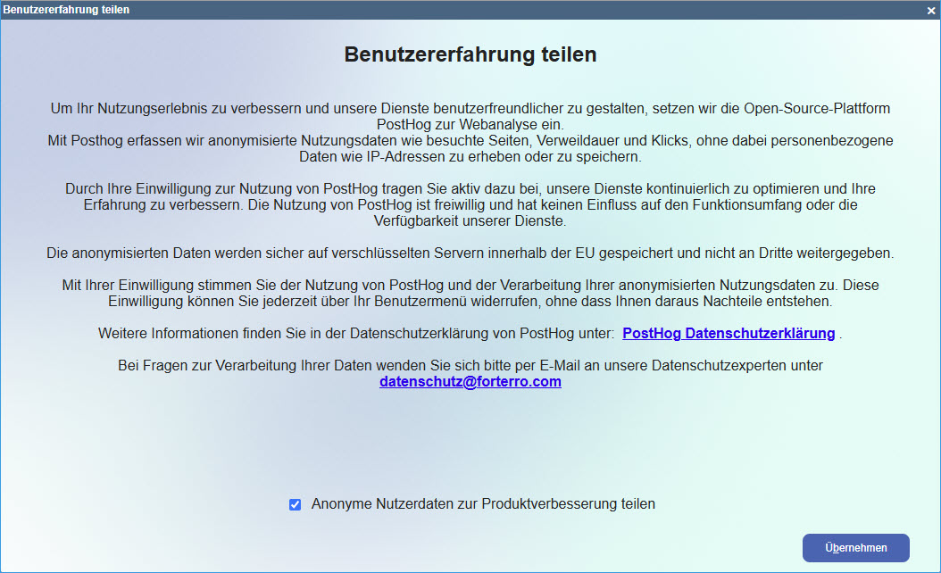 (Benutzer-)Einstellungen 7