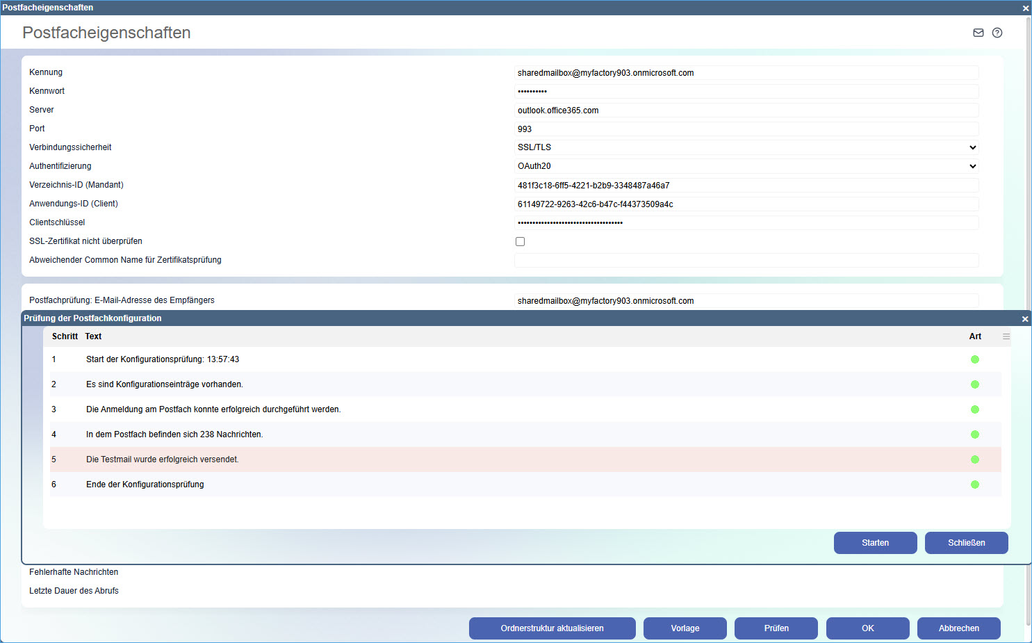 IMAP-Shared Mailbox mit OAuth 2.0 einrichten 15