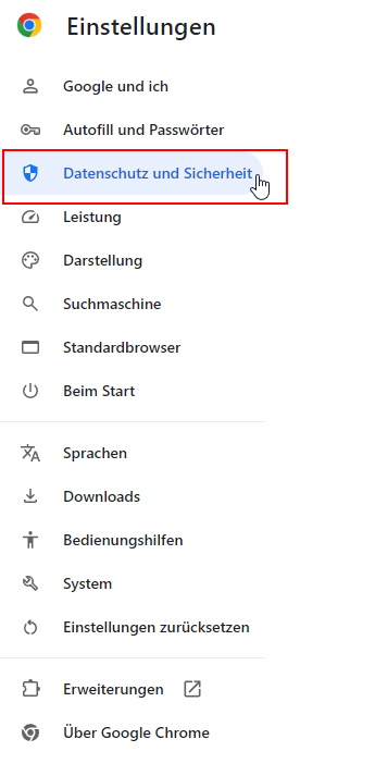 Tutorial: Google Chrome für die Myfactory einrichten 1