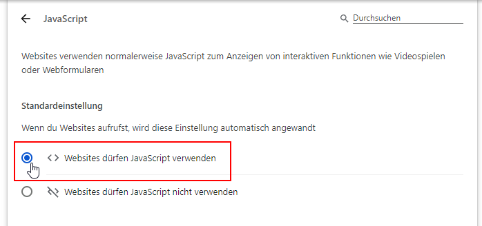 Tutorial: Google Chrome für die Myfactory einrichten 4