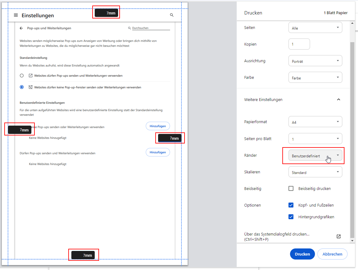 Tutorial: Google Chrome für die Myfactory einrichten 8